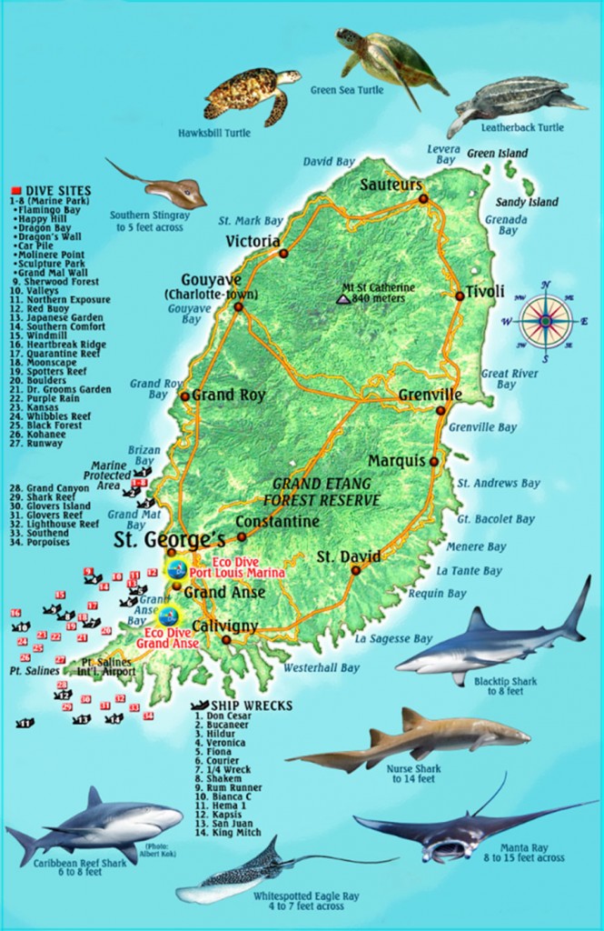 Map-of-Grenada